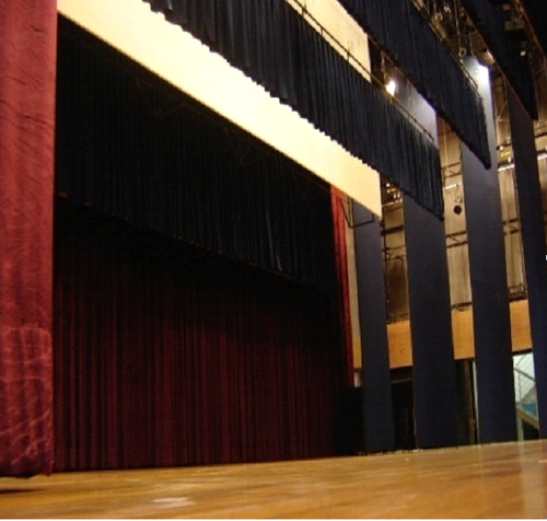 Auditorium Stage Curtain Wings